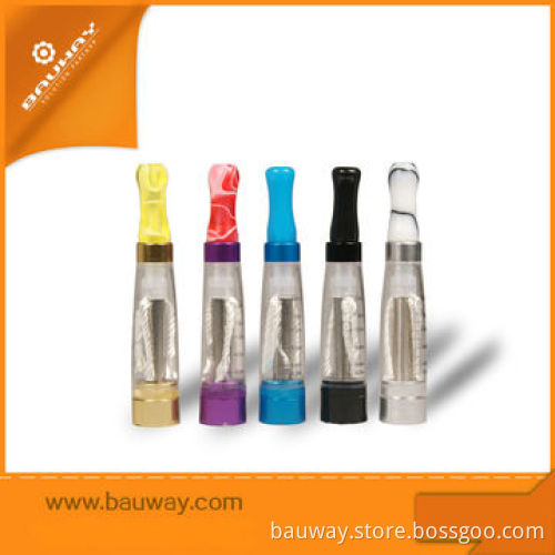 2014 newest ce4 atomizer and colorful tips eGo long wicks clear drip tip